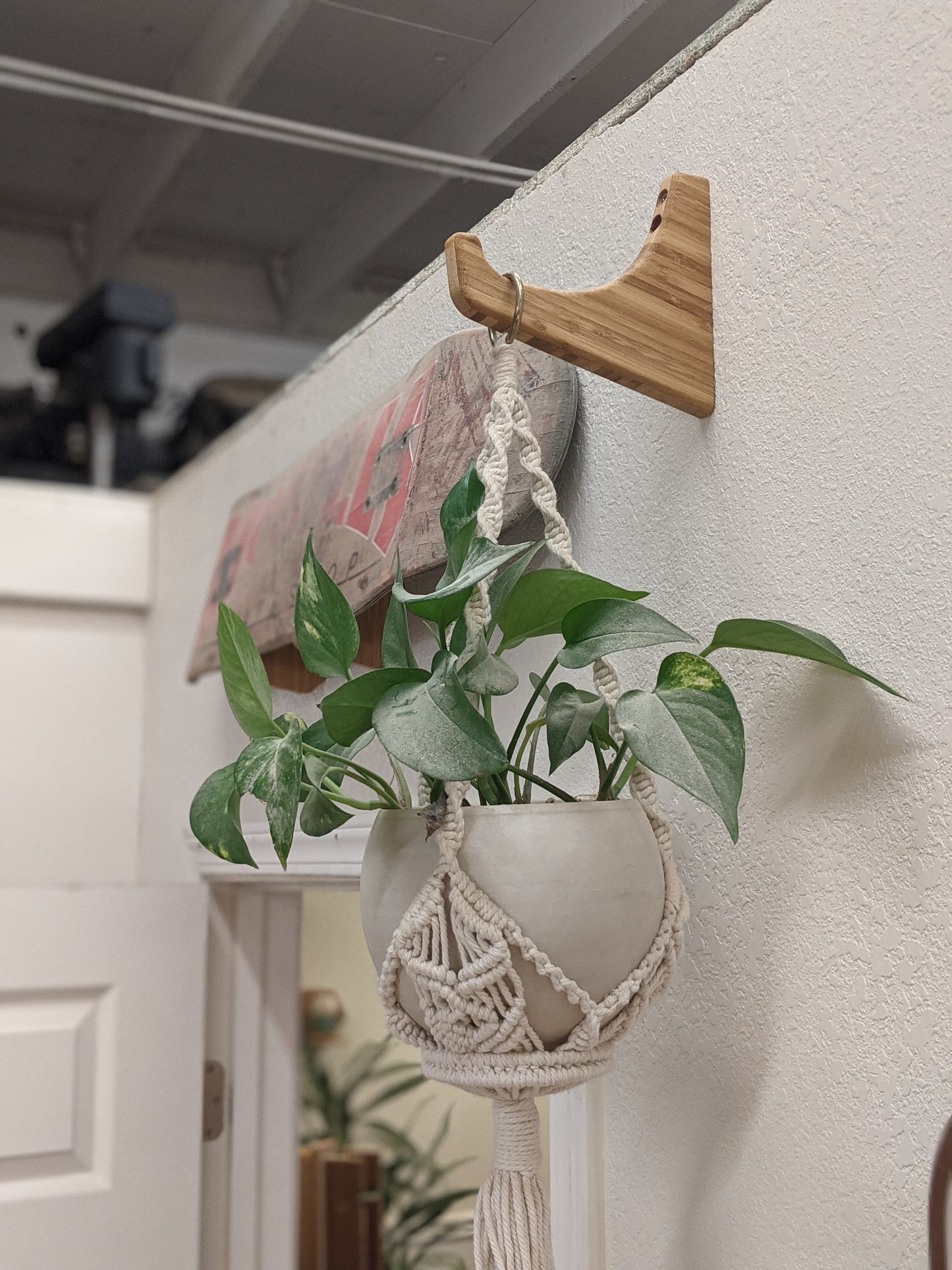 Caramelized Bamboo Wall Hooks