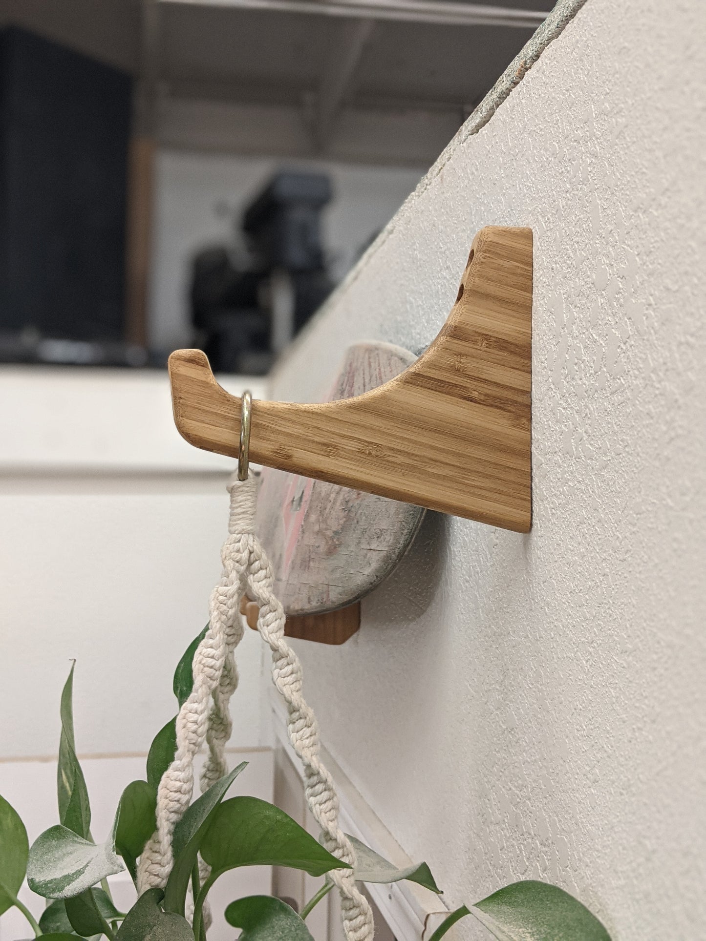 Caramelized Bamboo Wall Hooks