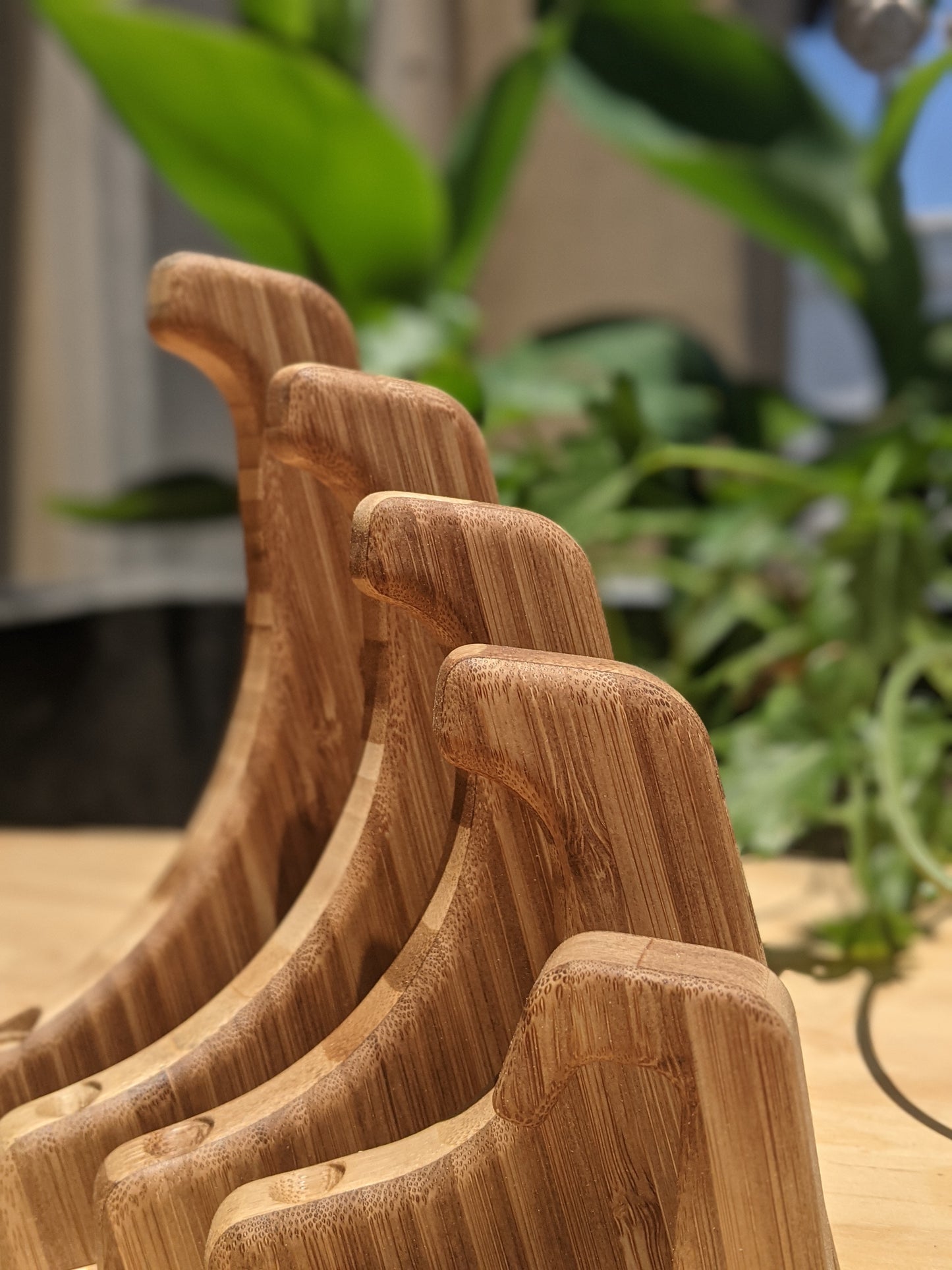 Caramelized Bamboo Wall Hooks