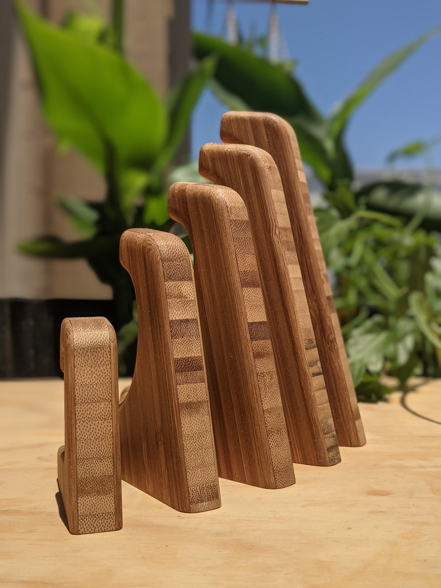 Caramelized Bamboo Wall Hooks