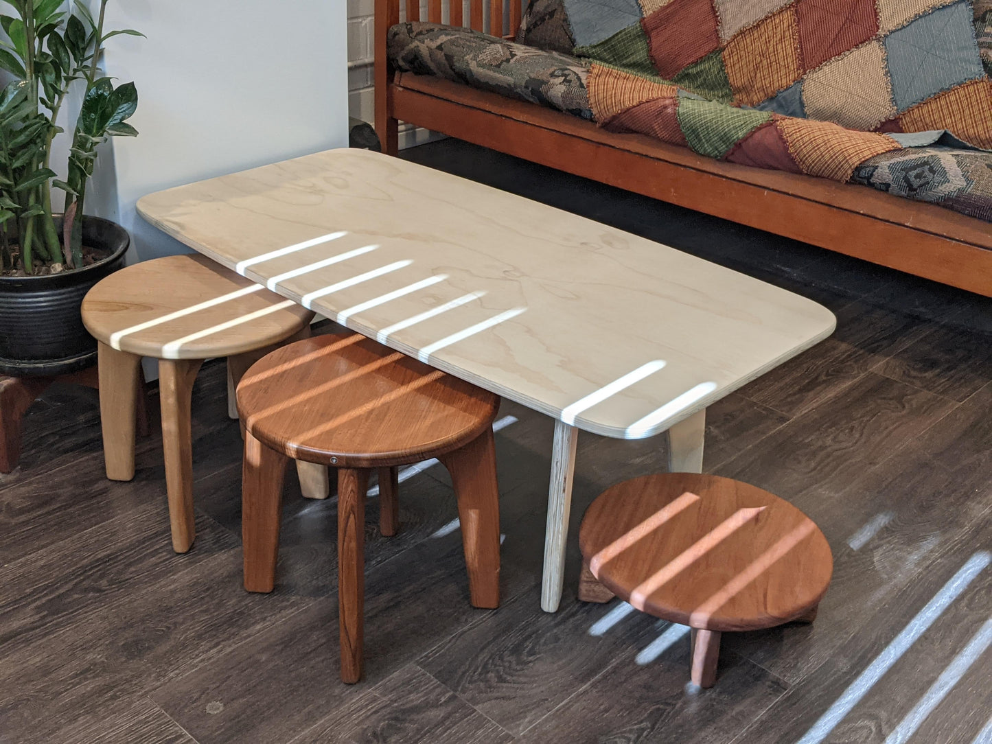 Coffee Table / Japanese Low Table / Kids Table with Storage