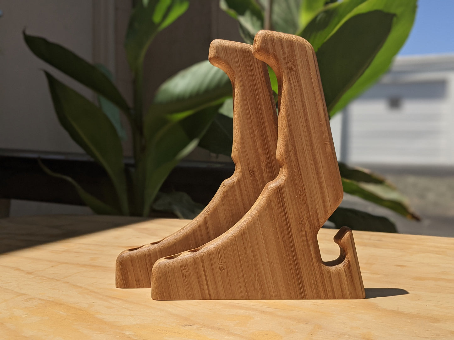 Solo Surf Rack / Wall Mount Surf Rack / Wall Mount Surfboard Rack / Bamboo Surf Rack