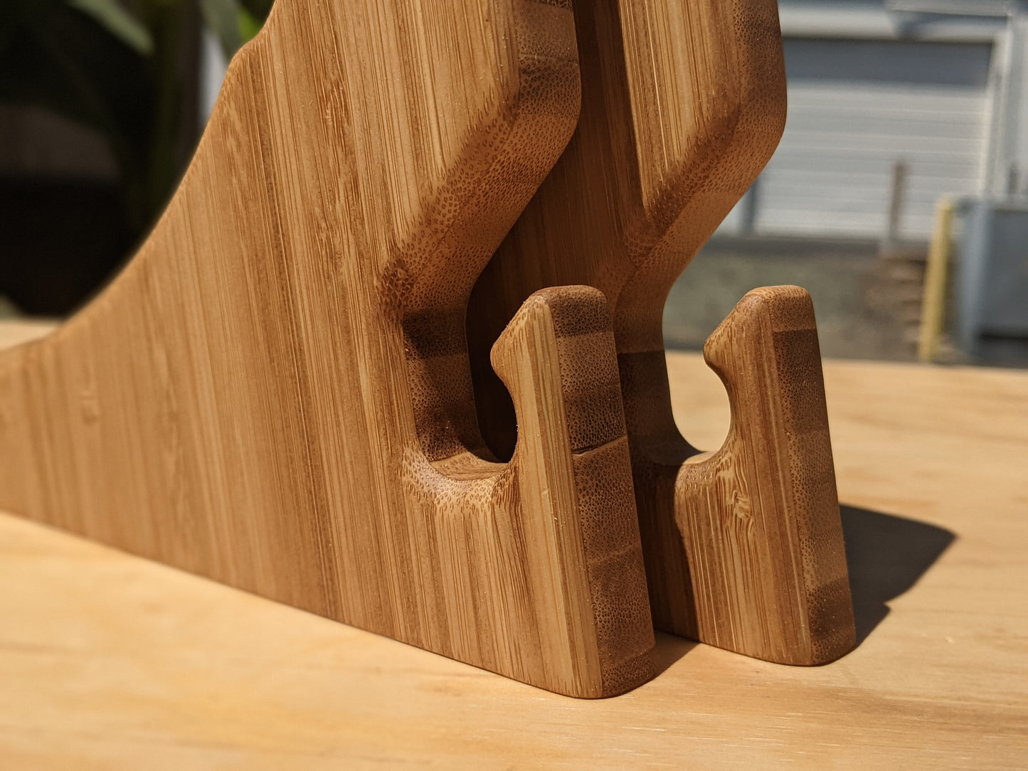 Solo Surf Rack / Wall Mount Surf Rack / Wall Mount Surfboard Rack / Bamboo Surf Rack